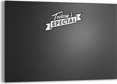 Produktbild von DEQORI Kreidetafel 90x60 cm 'Tafelangebot Retro' Tafel Wandtafel Schreibtafel