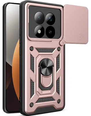 Zdjęcie produktu dla Techsuit etui Xiaomi Redmi Note 15 Pro+ 5G Poco M8 Pro 5G - różowo-złote