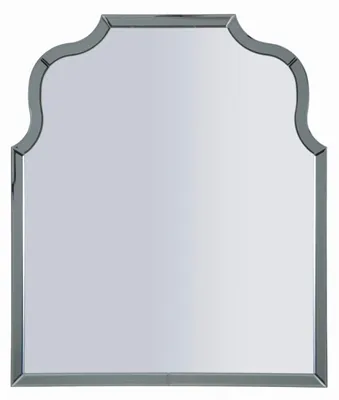 Produktbild von FURNLUX Wandspiegel Ankara Grau 85cm / Hauptfarbe: Grau / Abmessungen: 85 x 100 x 1 cm