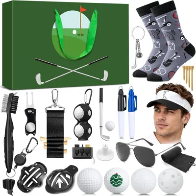 Obrázek produktu pro Adventní kalendář s golfovými dárky pro dospělé, rok 2026