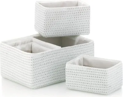Produktbild von Kela Korb-Set Rimossa PP-Kunststoff weiß 5tlg, 21781