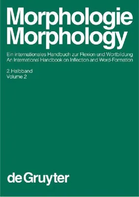 Produktbild von Morphologie / Morphology. 2. Halbband