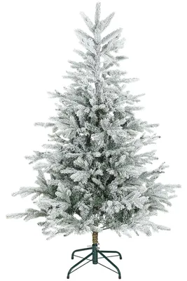 Immagine prodotto di Albero di Natale Innevato Alto 150 cm con 828 Rami e Base in Metallo Verde