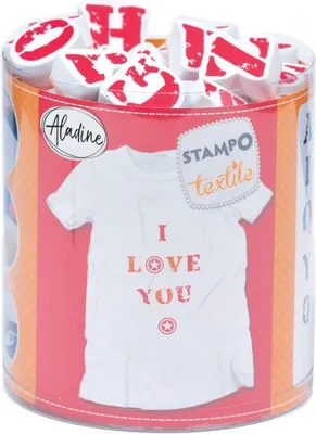 Obrázek produktu pro Razítka Stampo Textile - Abeceda