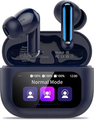 Produktbild von In Ear Kopfhörer Kabellos Bluetooth 5.4 mit ANC+ENC Noise Cancelling Mic, 48Std Spielzeit Tiefer Bass Earbud mit 5 EQ-Modi, IP7 Wasserdicht