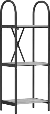 Zdjęcie produktu dla vidaXL Półka na książki szara sonoma 40 x 30 x 109 cm Materiał drewnopochodny