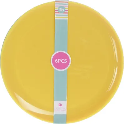 Produktbild von Excellent Houseware Teller 21 cm, 6 Stück Kunststoff
