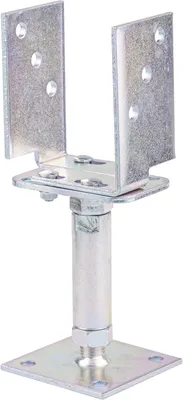 Immagine prodotto di Supporto U regolabile, larghezza 71-161 mm, altezza 150-190 mm, in acciaio, per viti