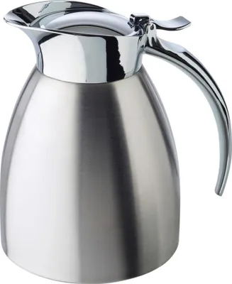 Produktbild von APS 10921 Isolierkanne ADVANCED, Edelstahl, doppelwandig, für 2,5 Tassen (0,3 Liter), Einhandautomatik