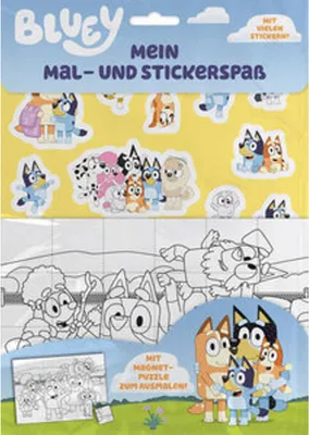 Produktbild von Panini Bluey: Mein Mal- und Stickerspaß
