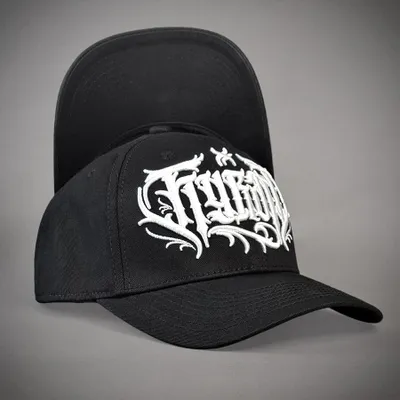 Produktbild von Hyraw Snapback Curved Brim Cap - Chicanos Black