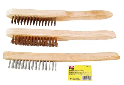 Produktbild von EASY WORK EW Drahtbürstensatz 3-tlg Holz 261492