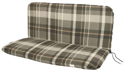 Produktbild von Bankauflage 98 x 7 x 88 cm Baumwolle Grau
