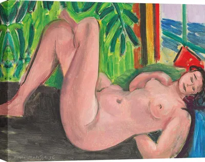 Obrázok produktu pre Obrazy na plátne od Henriho Matissa – Akt so skríženými nohami – 60 x 40 cm