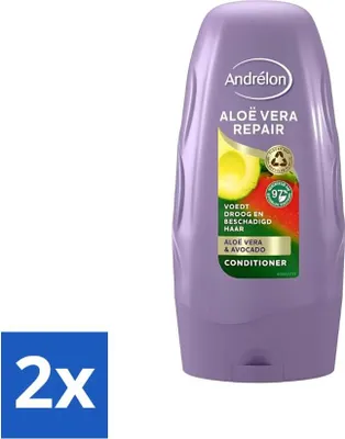 Zdjęcie produktu dla Andrélon Odżywka Aloe Vera Repair 250 ml - Value pack - 2 szt