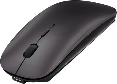 Produktbild von Bluetooth Maus fur Laptop/iPad/iPhone/Mac (iOS 13.3.2 und höher) / PC/Tablet, Wiederaufladbare Leise Mini Maus für Windows/Linux, 3 DPI Einstellbar