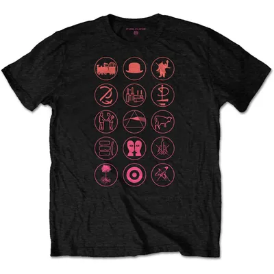 Produktbild von Pink Floyd Symbols Black L T-Shirt