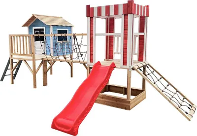 Produktbild von HOME DELUXE - Spielpark inkl. Rutsche WUNDERLAND - 555 x 340 cm | Ausstattung inkl. Rutsche