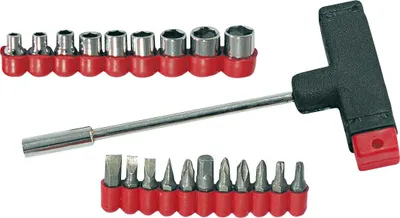 Produktbild von 10006 Screwdriver with T-handle - a set of 21 elements