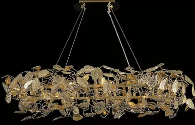 Produktbild von Deckenlampe Gold Wohnzimmer Hängelampe Deckenlampe Material Bronze