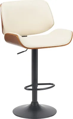 Immagine prodotto di Sgabello da bar - sgabello - Similcuoio e comfort ergonomico - regolabile e girevole a 360°