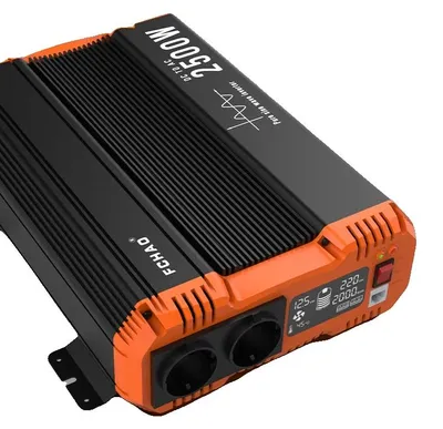 Image de Onduleur, sortie à onde sinusoïdale pure, conception à haut rendement, 2500 W