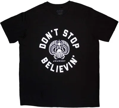 Produktbild von Journey - "Believin" T-Shirt für Herren/Damen Uni RO11740 (L) (Schwarz)