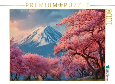 Produktbild von CALVENDO Puzzle Kirschblütenzauber in Japan | 1000 Teile Lege-Größe 64x48cm Foto-Puzzle für glückliche Stunden