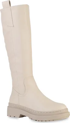 Produktbild von VAN HILL Damen Leicht Gefütterte Klassische Stiefel Profil-Sohle Schuhe 839376, Farbe: Beige, Größe: 36
