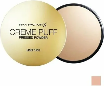 Obrázek produktu pro Max Factor Crème Puff Powder Compact, Sklenice, Prášek, Univerzální, Béžová, Natural, Matný