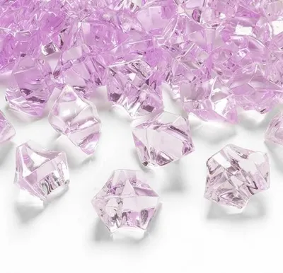 Produktbild von 40 Dekosteine Rohkristall/Eis Optik | ca. 2 cm Rosa