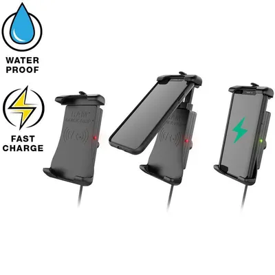Produktbild von RAM Mounts Quick-Grip Halteschale f. Smartphones m. Ladef.