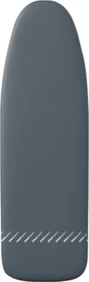 Produktbild von Laurastar Bügelbezug Universalcover Grau, Einzigartiges Laurastar-Design, 131cm x 55cm, 100 % Baumwolle, Praktisches Klipp-System, Geeignet für alle Bügeltische anderer Marken, Waschmaschinenfest