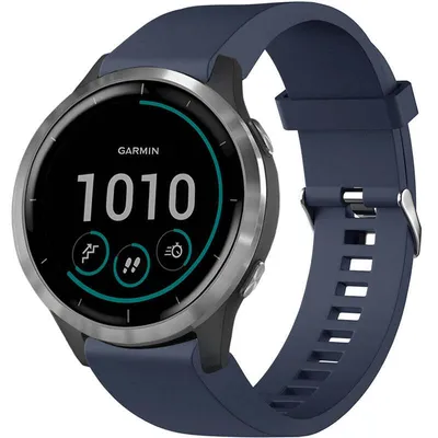 Produktbild von FIXED FIXSST-QF20MM-BL, Uhrenarmband, Garmin, Garmin Descent Mk2S Garmin Fenix 5S Garmin Fenix 6S Garmin Fenix 7S Garmin Instinct 2S, Silikon, 1 Stück(e)