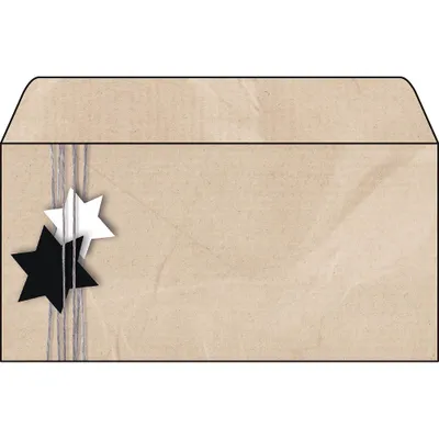 Obrázok produktu pre SIGEL DU079 50 SIGEL Weihnachtsbriefumschläge Christmas Wrapping DIN lang ohne Fenster