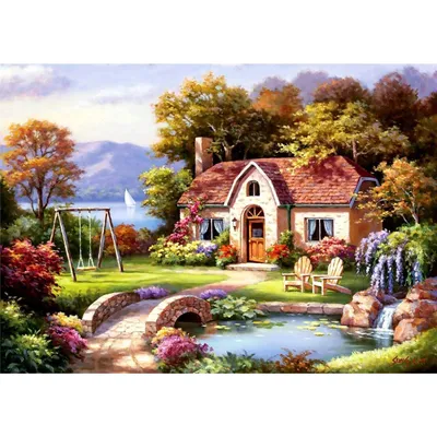 Produktbild von ANATOLISCHES Puzzle Steinbrücke an der Hütte 1500 Teile