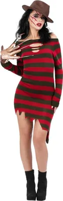 Image de Robe de Freddy Krueger pour femmes Taille : S