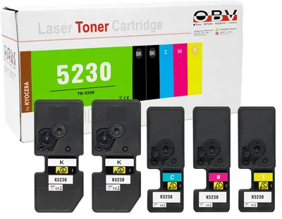 Produktbild von Kyocera TK-5230 kompatible Toner 5er Sparset - M5521cdn M5521cdw P5021cdn