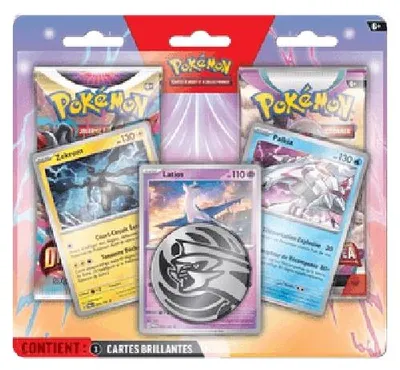 Zdjęcie produktu dla Pokemon Enhanced 2-Pack Blister: Zekrom, Latios & Palkia German