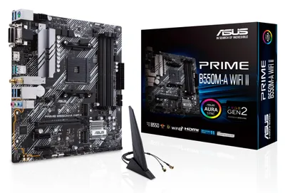 Produktbild von Asus 90Mb19X0-M0Eay0 Prime B550M-A Wifi Ii//Am4,B550,Dual M.2,Wifi,Aura,Mb