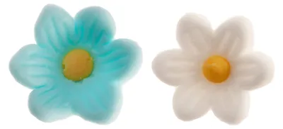 Produktbild von Zuckerdeko Margeriten Blau 14 Stück -