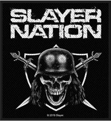Produktbild von Slayer Slayer Nation Aufnäher zum Aufnähen 100 x 50 mm