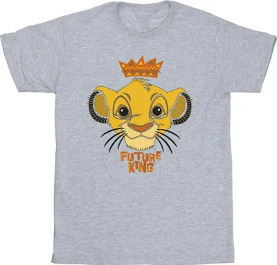 Produktbild von Disney - "The Lion King Future King" T-Shirt für Herren BI20147 (S) (Grau)