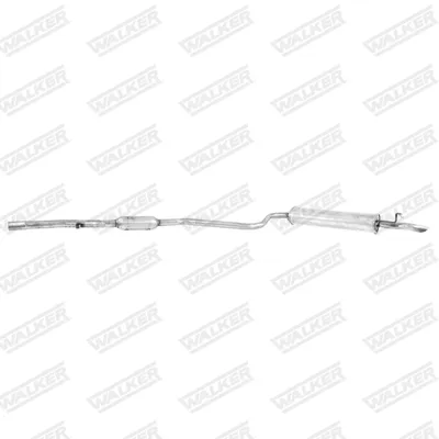 Produktbild von WALKER 22085 Endschalldämpfer für FIAT Seicento / 600 Schrägheck (187) Auspuff