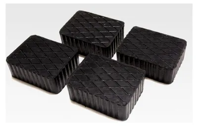 Produktbild von Gummiauflage 160x120x60mm - Set mit 4 Gummiklötzen für Kfz-Hebebühnen