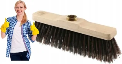 Obrázok produktu pre Univerzálna drevená zametacia metla 28x5,5 cm