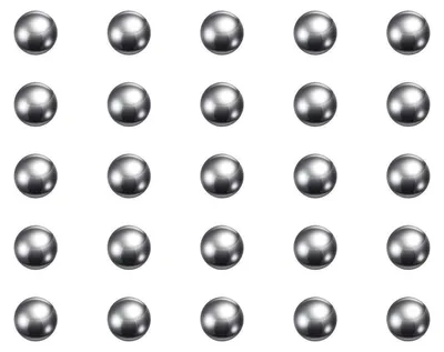 Immagine prodotto di Cuscinetti a sfera in acciaio, diametro 3 mm, precisione G10, confezione da 25 pezzi, colore argento