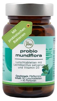 Produktbild von for you probio mundflora - Lutschtabletten