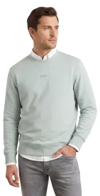 Produktbild von Hellblauer Pullover Boss Orange Wesmallcrew