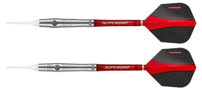 Immagine prodotto di Harrows - Freccette "Retina", punta morbida, confezione da 3 PP2664 (18 g) (nero/rosso)